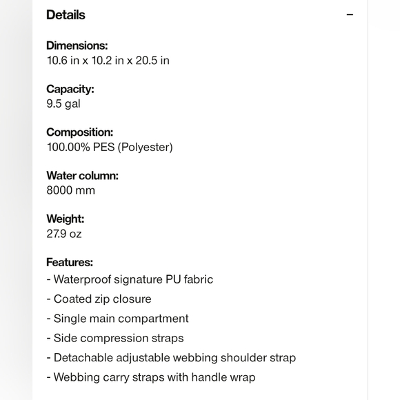 NWT! RAINS, Hilo Weekend Bag W3, Revel, MSRP $110 - Picture 5 of 6